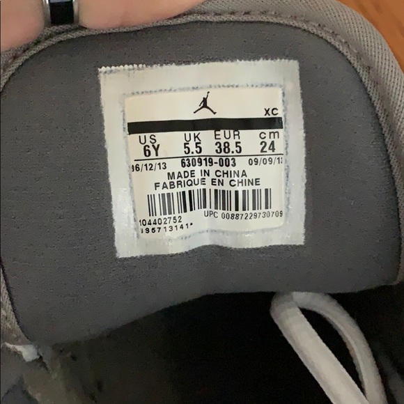 grey purple black jordans